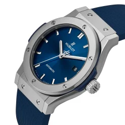 Hublot Classic Fusion Titanium Blue 42mm Automatic Watch