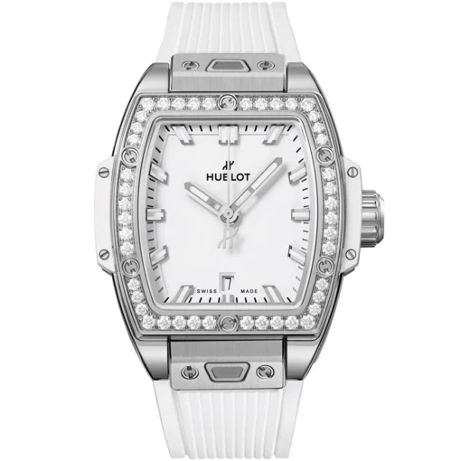Hublot Spirit of Big Bang Steel White Diamonds 32mm Automatic Ladies Watch