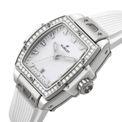 Hublot Spirit of Big Bang Steel White Diamonds 32mm Automatic Ladies Watch