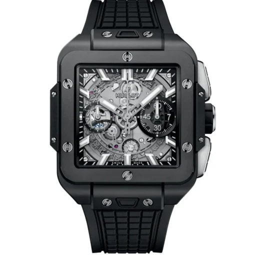 Hublot Square Bang Unico Black Magic 42mm Chronograph Ceramic Automatic Watch