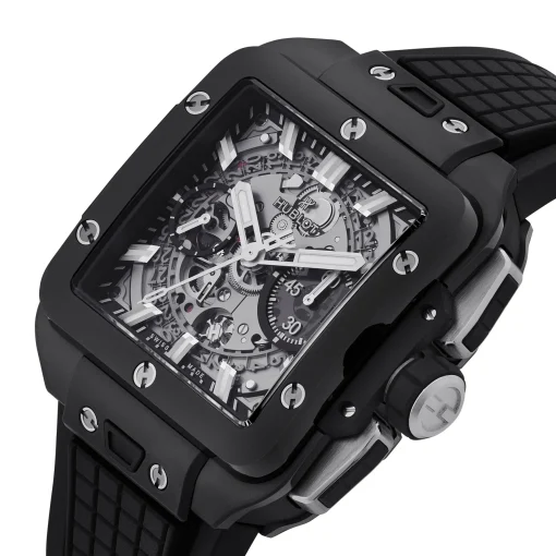 Hublot Square Bang Unico Black Magic 42mm Chronograph Ceramic Automatic Watch
