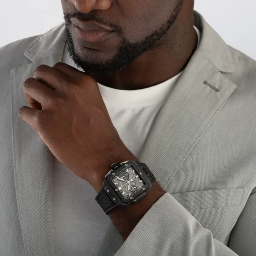Hublot Square Bang Unico Black Magic 42mm Chronograph Ceramic Automatic Watch