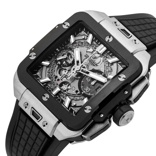 Hublot Square Bang Unico Titanium Ceramic 42mm Chronograph Automatic Men’s Watch
