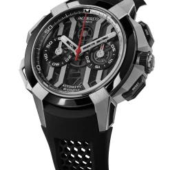 Jacob & Co. Epic X Chrono 44mm Black Ceramic Titanium Chronograph Automatic Watch