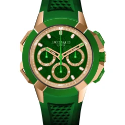 Jacob & Co. Epic X Chrono Tri-Compax 44mm 18K Rose Gold Chronograph Automatic Men’s Watch