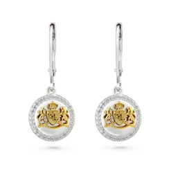 Lauren Ralph Lauren Exclusive Two-Tone Pave Drop Earrings