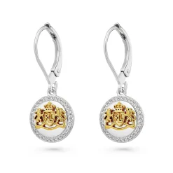 Lauren Ralph Lauren Exclusive Two-Tone Pave Drop Earrings