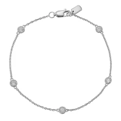 Lauren Ralph Lauren Silver Cubic Zirconia Bracelet