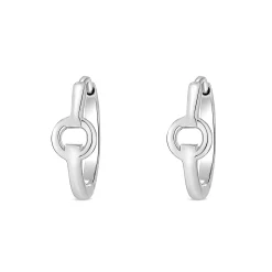 Lauren Ralph Lauren Silver Hoop Earrings