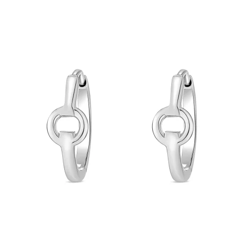 Lauren Ralph Lauren Silver Hoop Earrings
