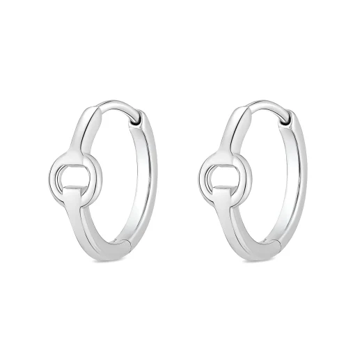 Lauren Ralph Lauren Silver Hoop Earrings