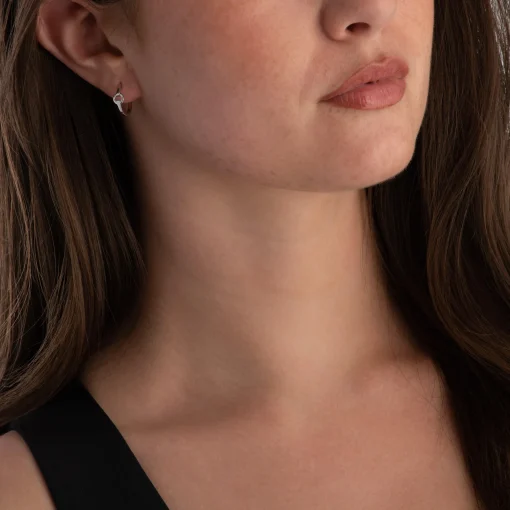Lauren Ralph Lauren Silver Hoop Earrings