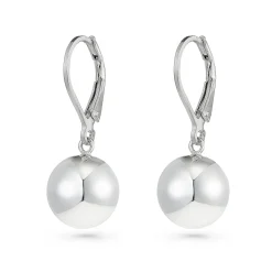 Lauren Ralph Lauren Silver Bead Drop Earrings