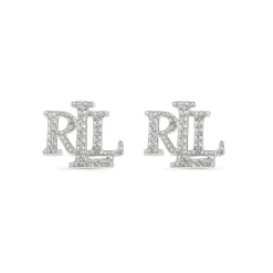 Lauren Ralph Lauren Silver Cubic Zirconia Stud Earrings