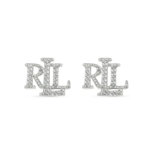 Lauren Ralph Lauren Silver Cubic Zirconia Stud Earrings
