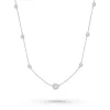 Lauren Ralph Lauren Silver Cubic Zirconia Necklace