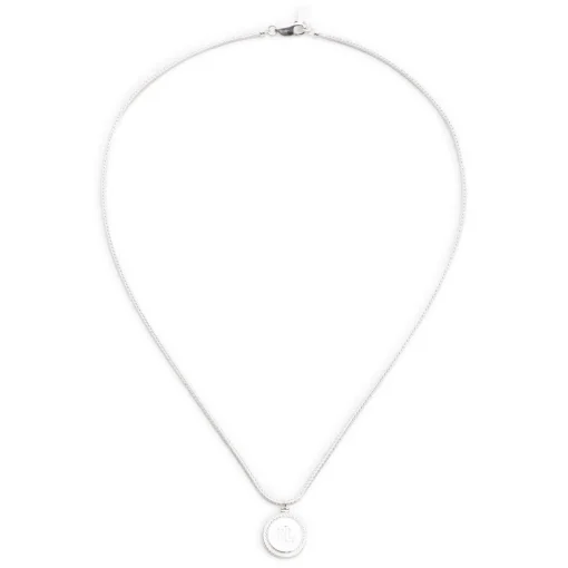Lauren Ralph Lauren Silver Logo Pendant