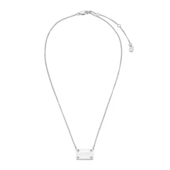 Lauren Ralph Lauren Silver Crystal Necklace