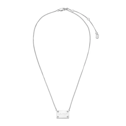 Lauren Ralph Lauren Silver Crystal Necklace