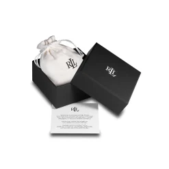 Lauren Ralph Lauren Silver Two-Tone Padlock Drop Earrings