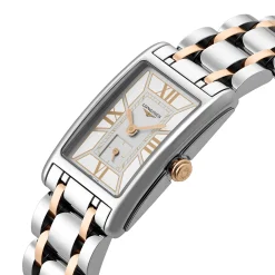 Longines DolceVita 32mm Stainless Steel and 18ct Rose Gold Ladies Watch
