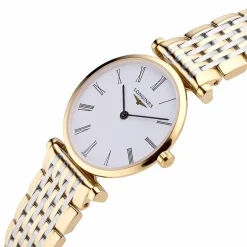 Longines La Grande Classique Gold Plated and Stainless Steel Ladies Watch