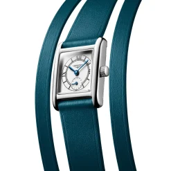 Longines Mini Dolce Vita 29mm Green Leather Strap Ladies Watch