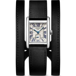 Longines Mini DolceVita 29mm Black Leather Strap Ladies Watch