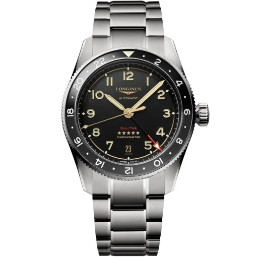 Longines Spirit Zulu Time 39mm Titanium Automatic Men’s Watch