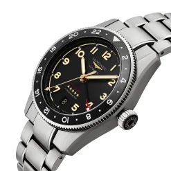 Longines Spirit Zulu Time 39mm Titanium Automatic Men’s Watch