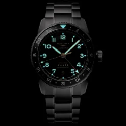 Longines Spirit Zulu Time 39mm Titanium Automatic Men’s Watch