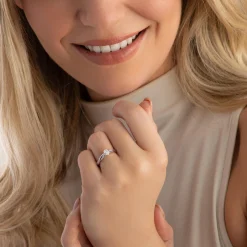 Maple Leaf Diamonds 18ct White Gold Diamond Solitaire Ring