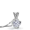 Maple Leaf Diamonds Wind's Embrace 18ct White Gold Diamond Solitaire Pendant