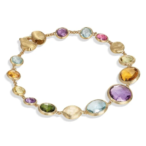 Marco Bicego Jaipur Colour 18ct Yellow Gold Gemstone Bracelet