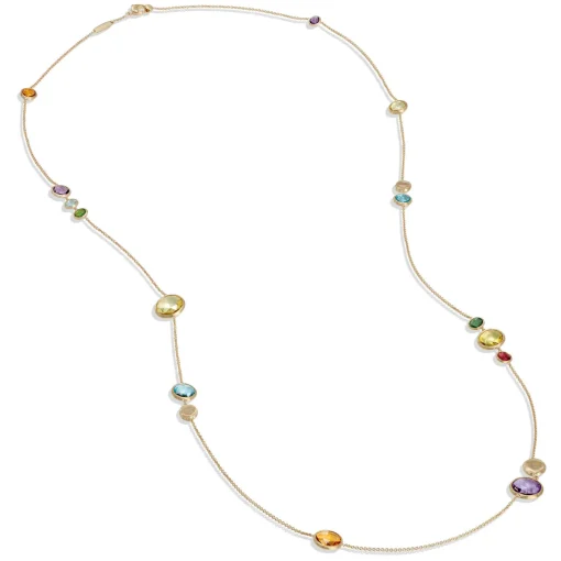 Marco Bicego Jaipur Colour 18ct Yellow Gold Gemstone Necklace