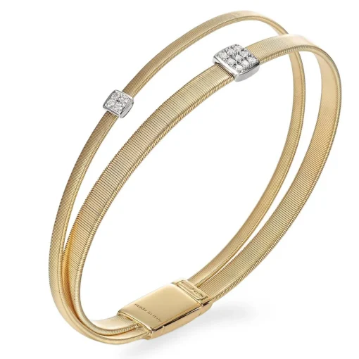 Marco Bicego Masai 18ct Yellow Gold Diamond Bracelet