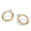 Marco Bicego Masai 18ct Yellow Gold Diamond Hoop Earrings