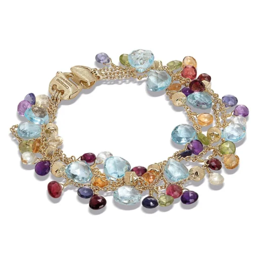 Marco Bicego Paradise 18ct Yellow Gold Gemstone Bracelet