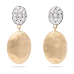 Marco Bicego Siviglia 18ct Yellow Gold Diamond Drop Earrings