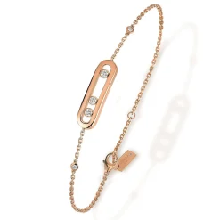 Messika Baby Move 18ct Pink Gold Diamond Bracelet