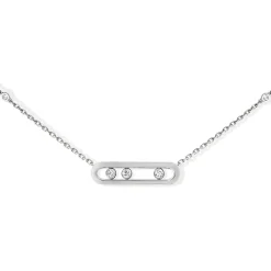 Messika Baby Move 18ct White Gold Diamond Necklace