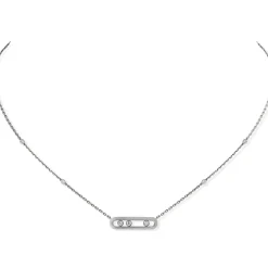 Messika Baby Move 18ct White Gold Diamond Necklace