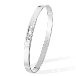 Messika Move Noa 18ct White Gold Diamond Bangle