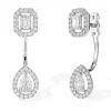 Messika My Twin Toi & Moi 18ct White Gold Diamond Earrings