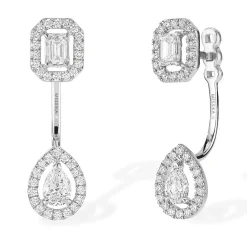 Messika My Twin Toi & Moi 18ct White Gold Diamond Earrings