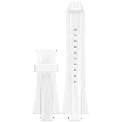 Michael Kors Access Dylan White Silicone Watch Strap