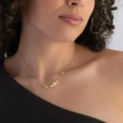 Michael Kors Astor Link Yellow Gold Plated Necklace