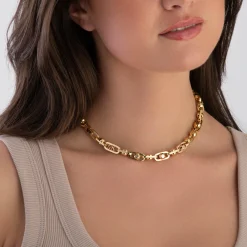 Michael Kors Astor Yellow Gold Tone Ladies Necklace