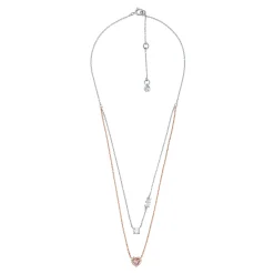 Michael Kors 14ct Rose Gold Plated Love Necklace