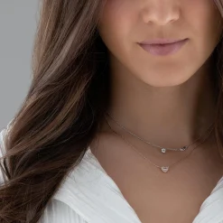 Michael Kors 14ct Rose Gold Plated Love Necklace